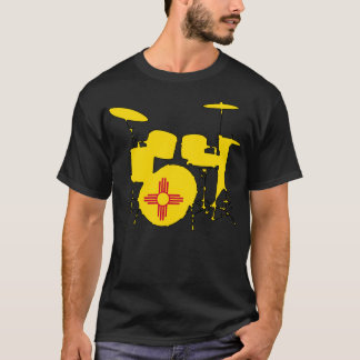 New Mexico flag drums T-shirt