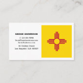 New Mexico Flag Elegant Visitekaartjes / USA (Achterkant)