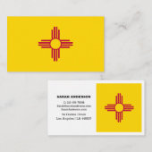 New Mexico Flag Elegant Visitekaartjes / USA (Voorkant / Achterkant)
