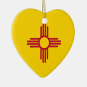 New Mexico Flag Heart Ornament (Rechts)