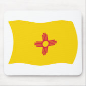 New Mexico Flag Mousepad Muismat (Voorkant)