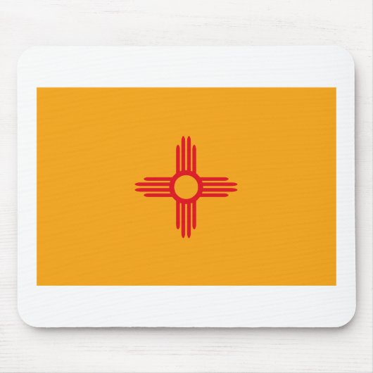New Mexico Flag Mousepad Muismat (Voorkant)