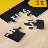 New Mexico Flag & New Mexico State USA/America Legpuzzel (Zijkant)