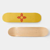 New Mexico Flag Skateboard (Horizontaal)