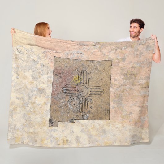 New Mexico fleece deken (In situ)