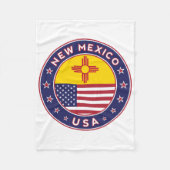 New Mexico Fleece Deken (Voorkant)