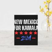 New Mexico For Kamala 2024 Dnc Kamala Harris Suprt Kaart (Gele Bloem)