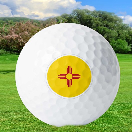 New Mexico Golf Balls, staatsvlag / patriotten Golfballen