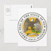 New Mexico Great Seal Briefkaart (Voorkant / Achterkant)