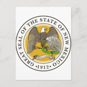 New Mexico Great Seal Briefkaart