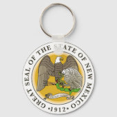 New Mexico Great Seal Sleutelhanger (Voorkant)