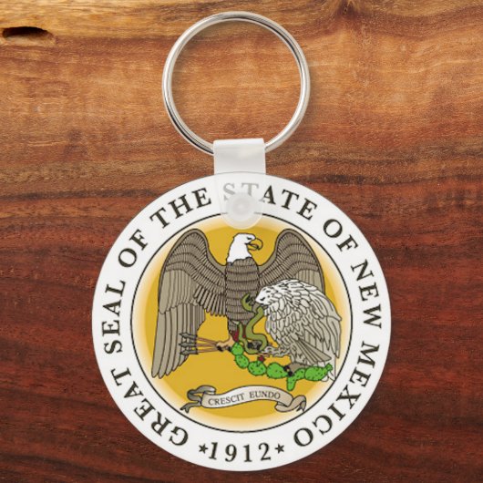 New Mexico Great Seal Sleutelhanger (Voorkant)