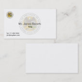 New Mexico Great Seal Visitekaartje (Voorkant / Achterkant)