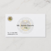 New Mexico Great Seal Visitekaartje (Voorkant)