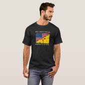 New Mexico Grown American To The Bone Home State N T-shirt (Voorkant volledig)