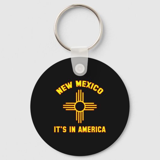 New Mexico Het is in Amerika _1 Sleutelhanger (Voorkant)