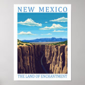 New Mexico, het land van de betovering Poster (Voorkant)
