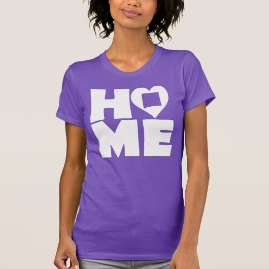 New Mexico Home Heart State T-shirts (Voorkant)