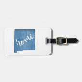 New Mexico Home Wood Grain Bagagelabel (Voorkant horizontaal)