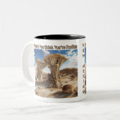 New Mexico Hoodoos Tweekleurige Koffiemok (Voorkant links)