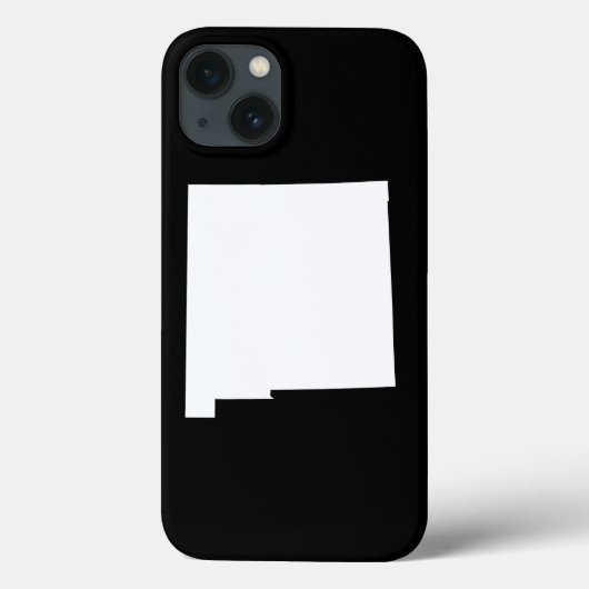 New Mexico in het wit en zwart Case-Mate iPhone Case (Achterkant)