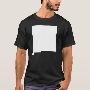 New Mexico in wit en zwart T-shirt
