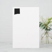 New Mexico in zwart en wit Briefpapier (Staand voorkant)