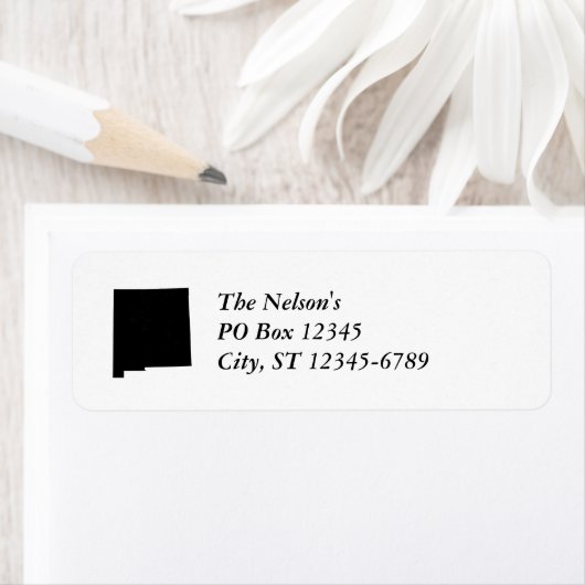 New Mexico in zwart-wit Etiket (Insitu)