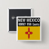 NEW MEXICO is Romney Ryan Country Button (Voorkant /achterkant)