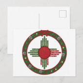 New Mexico Kerstmis  Uitnodiging Briefkaart (Voorkant / Achterkant)