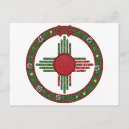 New Mexico Kerstmis Uitnodiging Briefkaart