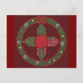 New Mexico Kerstmis Uitnodiging Briefkaart