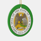 New Mexico* kerstversiering Keramisch Ornament (Rechts)