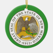New Mexico* kerstversiering Keramisch Ornament (Voorkant)