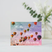 New Mexico Kleurrijke Hete Luchtballonnen Briefkaart (Staand voorkant)