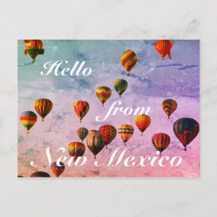 New Mexico Kleurrijke Hete Luchtballonnen Briefkaart