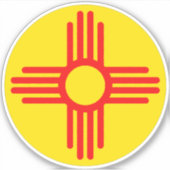 New Mexico Land of Enchantment Sticker (Voorkant)