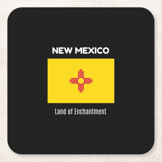 New Mexico, land van aankomst Kartonnen Onderzetters (Voorkant)