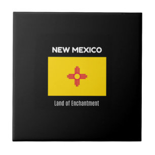 New Mexico, land van aankomst Tegeltje