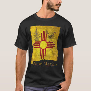 New Mexico Land van Betovering Roadrunner Yucca SA T-shirt