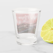 New Mexico Land van Betovering Shot Glas (Achterkant)