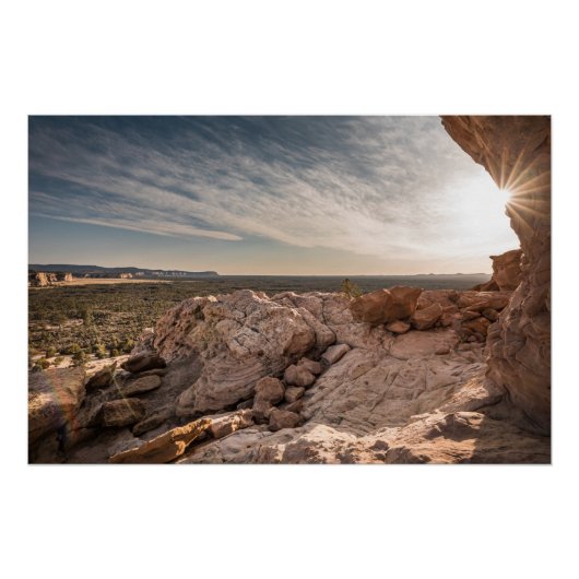 New Mexico Landscape Photo Perfect Poster (Voorkant)