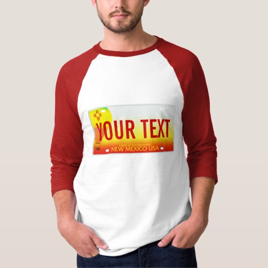 New Mexico licence bord T-shirt (Voorkant)