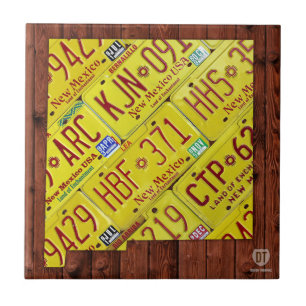 New Mexico License Bord Map keramische tegel Tegeltje