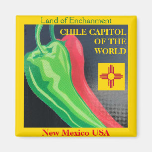 New Mexico Licentie Bord Chile Magnet Zia