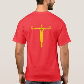 New Mexico Mannen Gymnastiek T-shirt (Achterkant)
