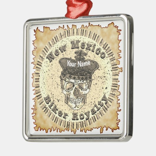 New Mexico  Metalen Ornament (Links)