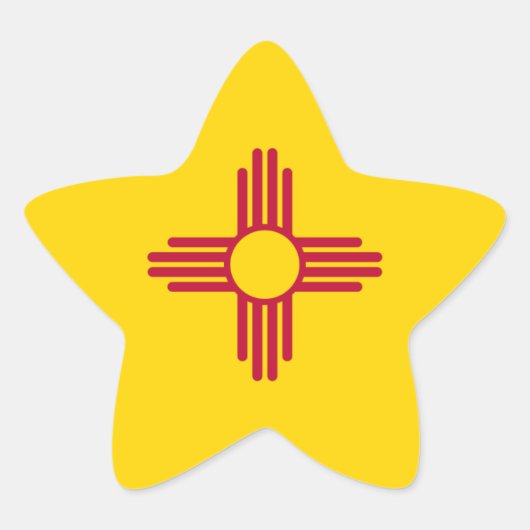 New Mexico/Mexicaanse staatsvlag (SIA), Verenigde  Ster Sticker (Voorkant)
