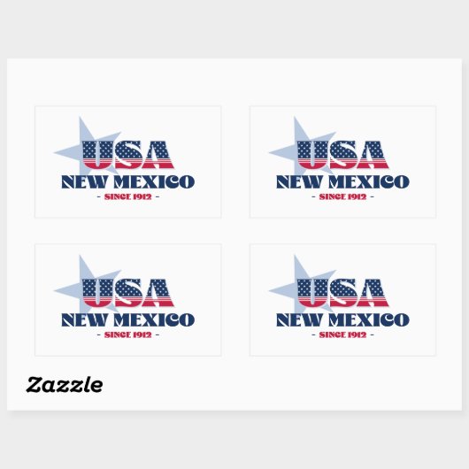 New Mexico Mijn thuisstaat Sticker (Vel)