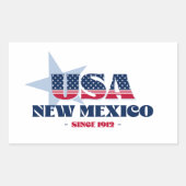 New Mexico Mijn thuisstaat Sticker (Voorkant)